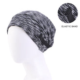 Tubi Bonnet Hair Wrap Silk Satin for Sleeping Cap Adjustable Slouchy Beanies Hat for Curly Hair and Braids