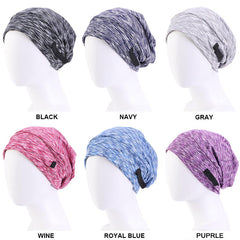 Tubi Bonnet Hair Wrap Silk Satin for Sleeping Cap Adjustable Slouchy Beanies Hat for Curly Hair and Braids