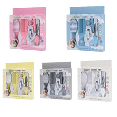 Tubi Baby Grooming Kit, 4-in-1 Essential Care Set with Safety Scissors, Nail Clippers, Brush, Comb, BPA-Free Tools for Ages 1-6 Years