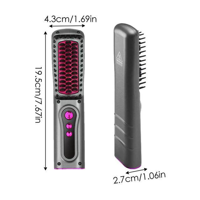 Electric Hot Comb Multifunctional Straight Hair Straightener Comb