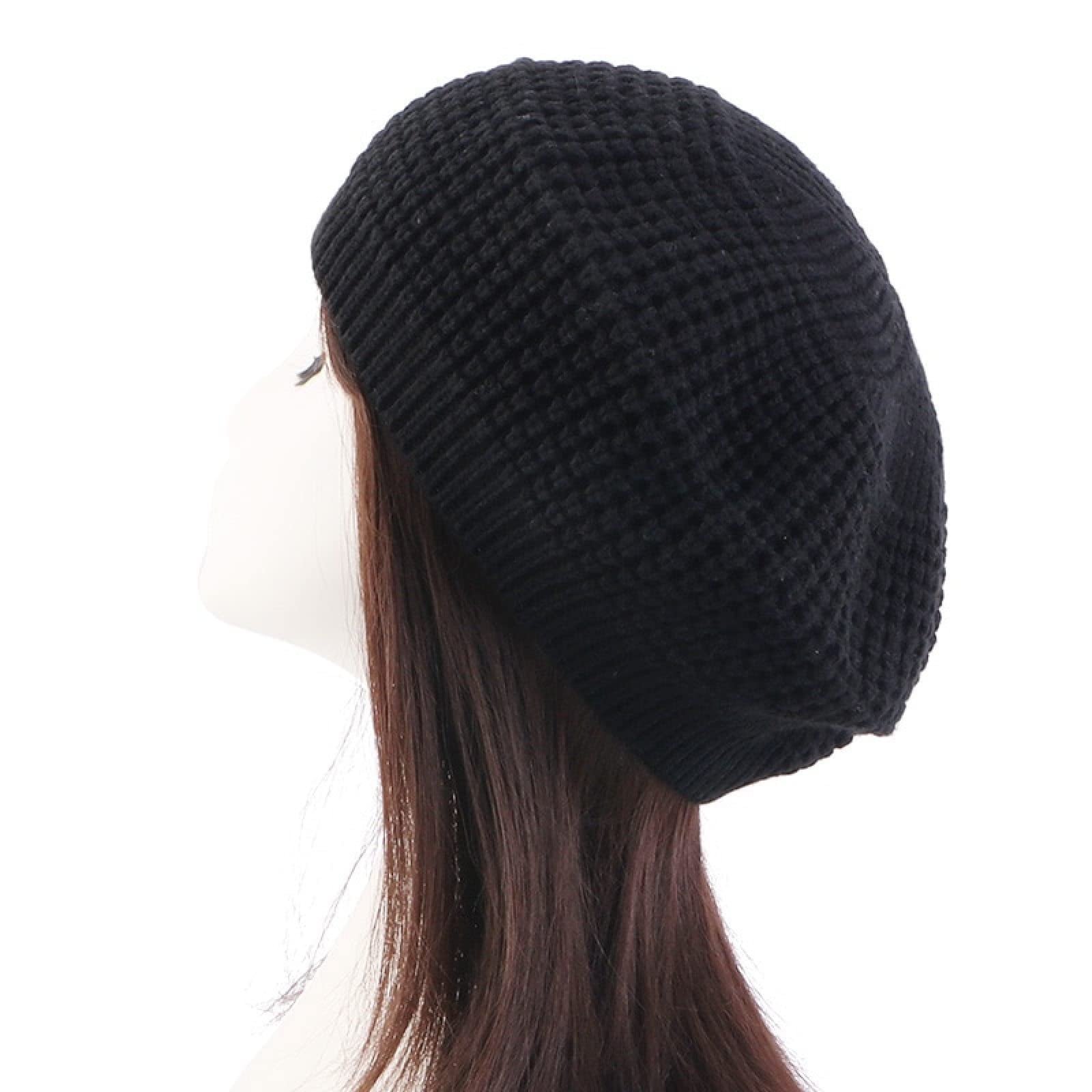 8813 Beret Hats For Women Vintage Women\'s Knit Beret Cap Winter Hat Casual Knit Beret Original Vintage Hats for Women for sale | eBay main image 4
