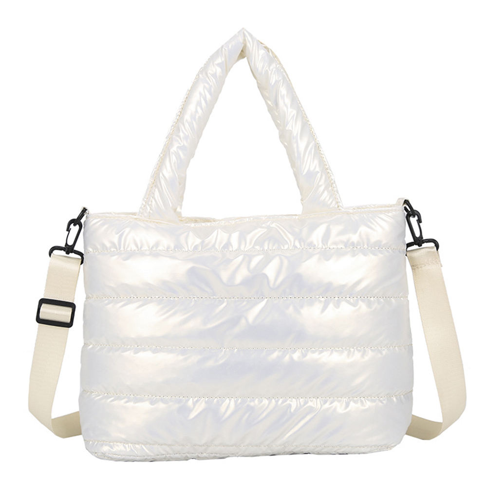 Tubi Quilted Puffer Tote Bag for Women – Large Capacity Waterproof Shoulder Bag, Stylish Padded Handbag for Work, Travel & Shopping