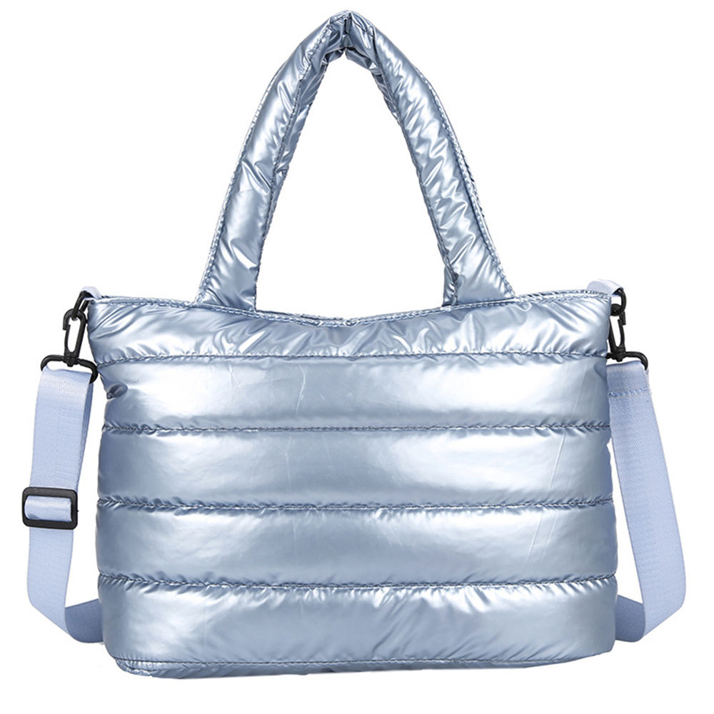 Tubi Quilted Puffer Tote Bag for Women – Large Capacity Waterproof Shoulder Bag, Stylish Padded Handbag for Work, Travel & Shopping