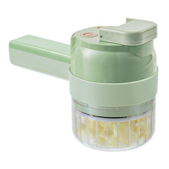 Tubi Mini Electric Garlic Chopper – 3-in-1 Food Processor for Ginger, Onion, Meat, Vegetables | One-Touch Operation, Rechargeable, Easy-Clean, Compact & Powerful (200ml Capacity)