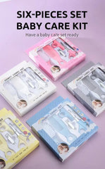 Tubi Baby Grooming Kit, 4-in-1 Essential Care Set with Safety Scissors, Nail Clippers, Brush, Comb, BPA-Free Tools for Ages 1-6 Years