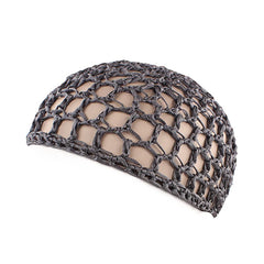 TubiSilk™  1pc Mesh Sleep Bonnet – Breathable Crochet Hair Net Cap for Women; Nighttime Hair Protection