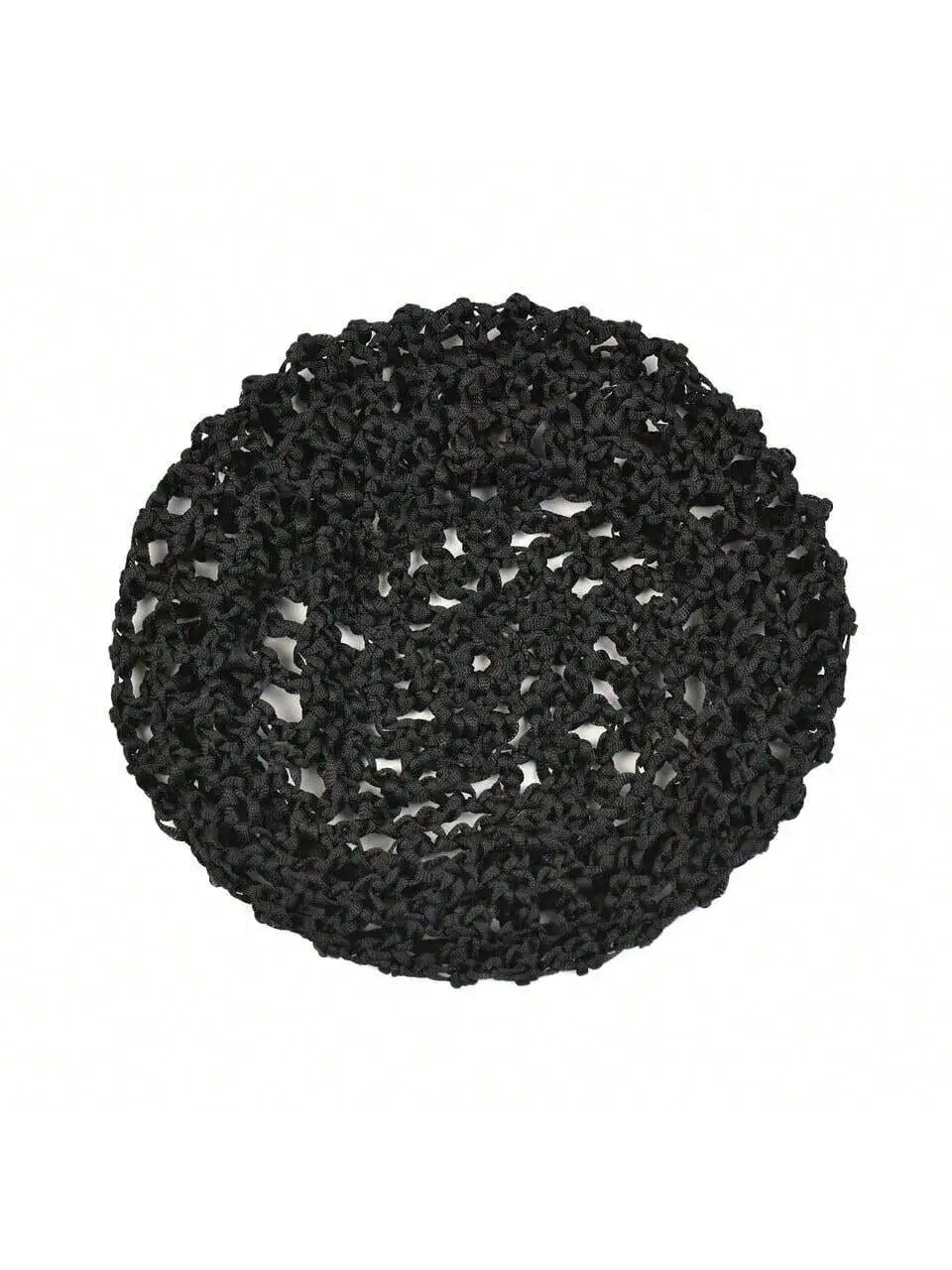 Tubi CozyKnit Hair Net Caps – 3-Pack Breathable & Stretchy Nightcaps for Women & Men – Soft Hand-Crocheted Mesh Snood for Sleeping, Hair Protection