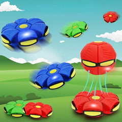 Flying UFO Kids Flat Throw Disc Ball  Magic Balls with For Children's Toy Balls Boy Girl Outdoor Sports Toys Gift Flat Ball