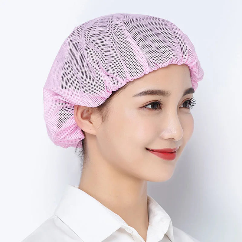 Tubi Premium Breathable Mesh Work Hat – Lightweight Non-Slip Bakery Cap, Chef & Workshop Hat for Cooking, Baking, Food Service (Multicolor)