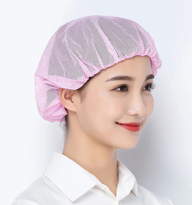 Tubi Premium Breathable Mesh Work Hat – Lightweight Non-Slip Bakery Cap, Chef & Workshop Hat for Cooking, Baking, Food Service (Multicolor)