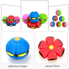 Flying UFO Kids Flat Throw Disc Ball  Magic Balls with For Children's Toy Balls Boy Girl Outdoor Sports Toys Gift Flat Ball