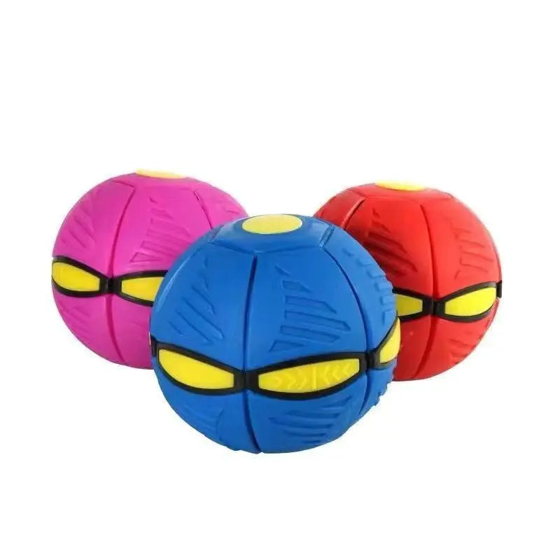 Flying UFO Kids Flat Throw Disc Ball  Magic Balls with For Children's Toy Balls Boy Girl Outdoor Sports Toys Gift Flat Ball